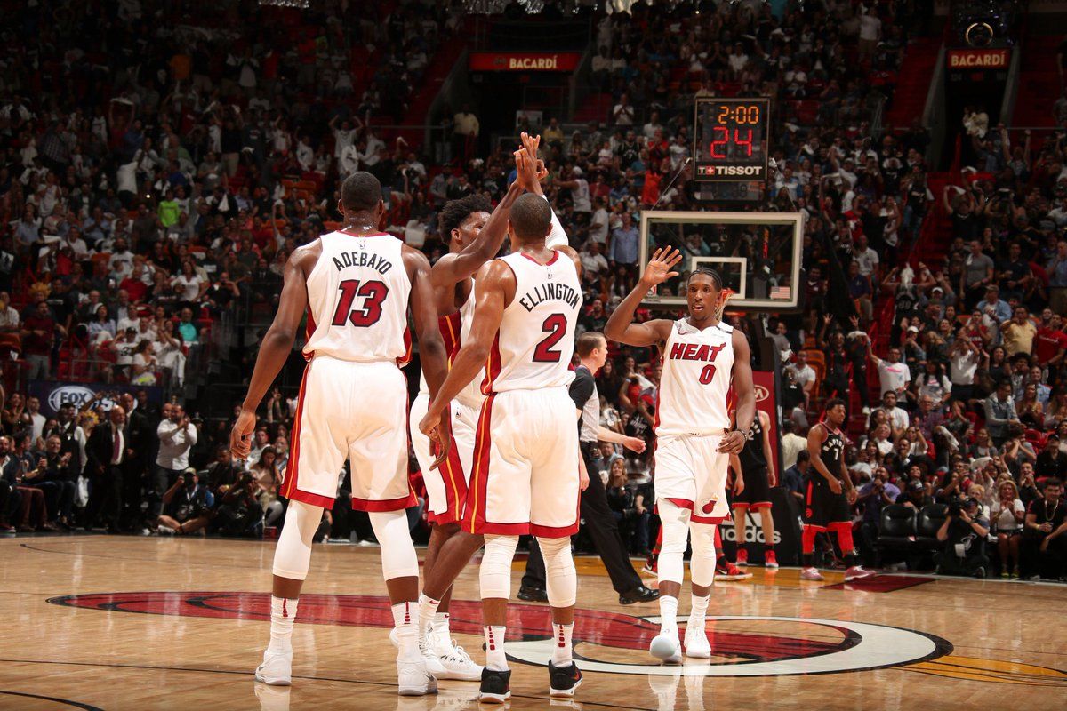 Ellington establece un récord en Miami y Heat superan a Raptors