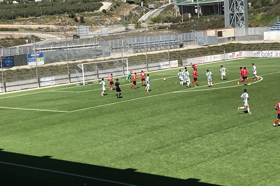 Momento del encuentro entre Córdoba B y El Ejido | Imagen: CD El Ejido