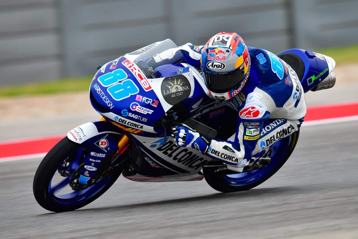 Martín, nuevo líder de Moto3. Foto: motogp.com