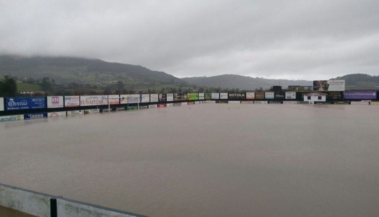 Les Caleyes, inundado