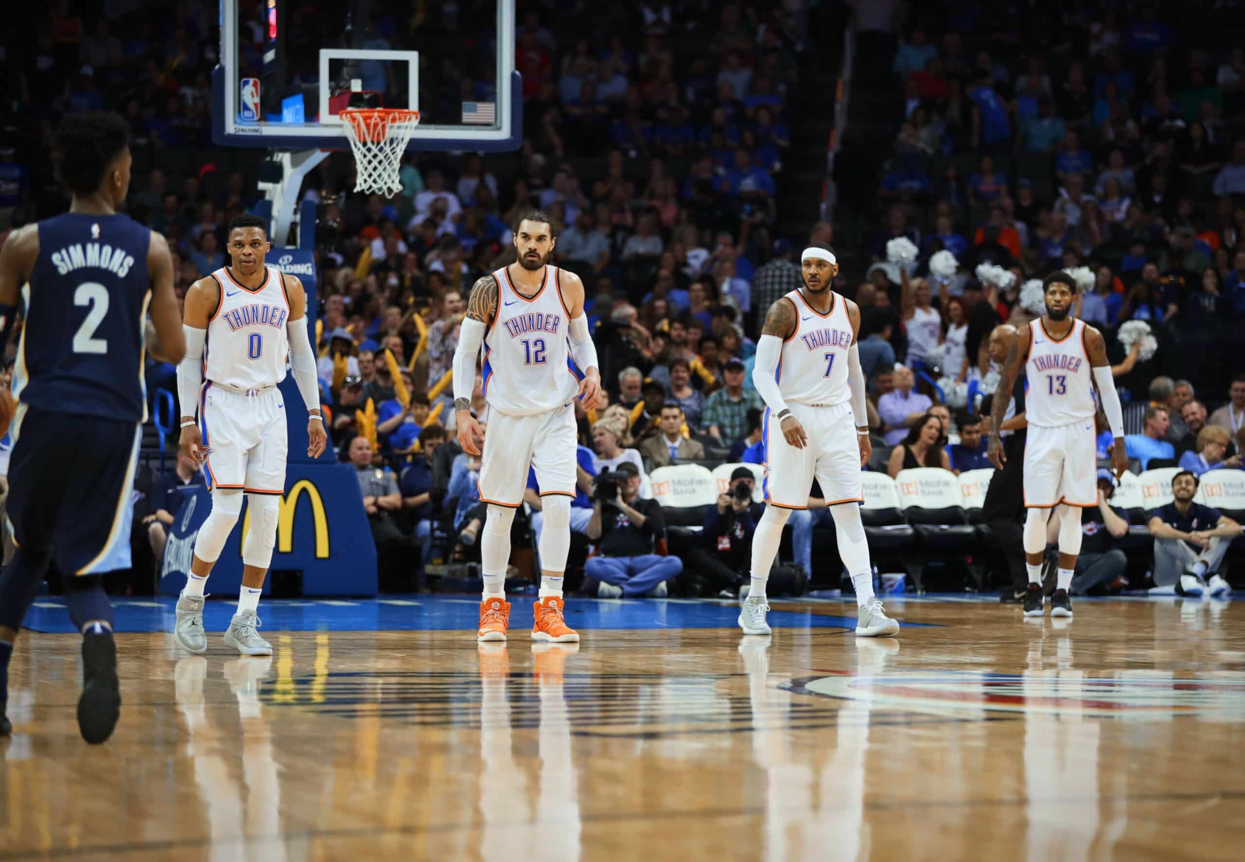 El "Big Four" de Oklahoma en acción. Fuente: página oficial de OKC