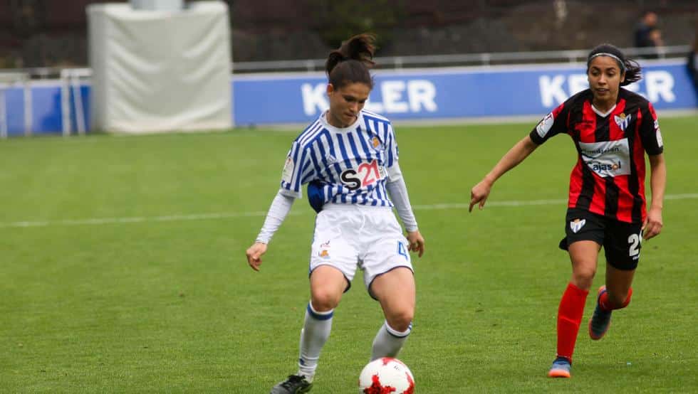La realista Gaste en un instante del choque. Fuente: Mundo Deportivo.