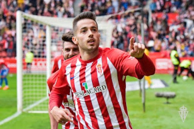 Jony celebrando un gol en su anterior etapa