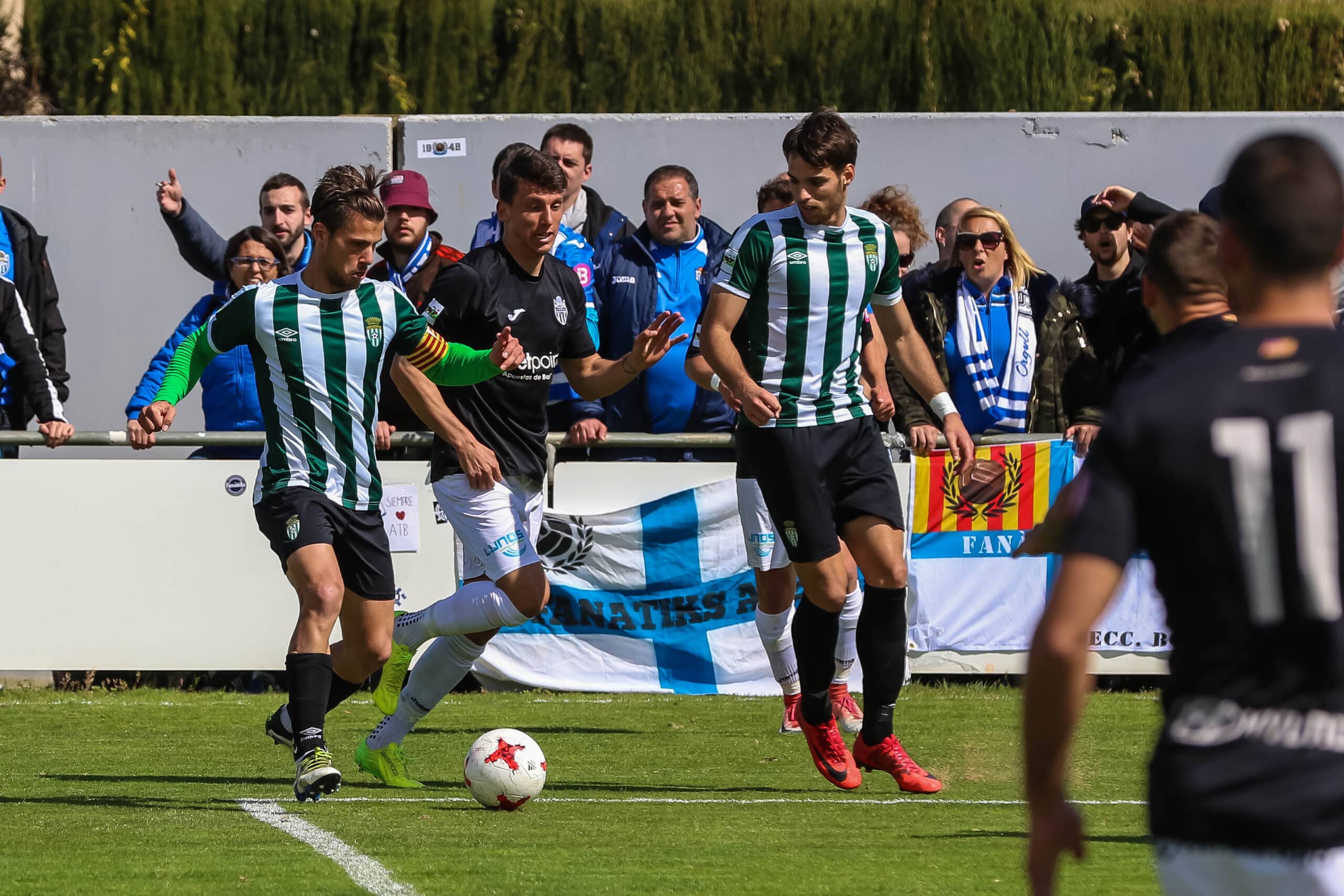 Instante de un partido disputado en Peralada. / CF Peralada