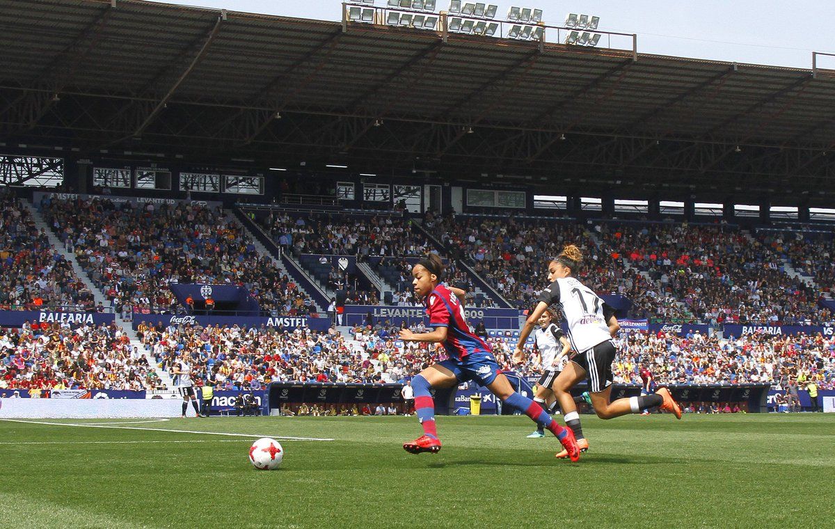 Imagen procedente del twitter del Levante UD Femenino @LUDfemenino