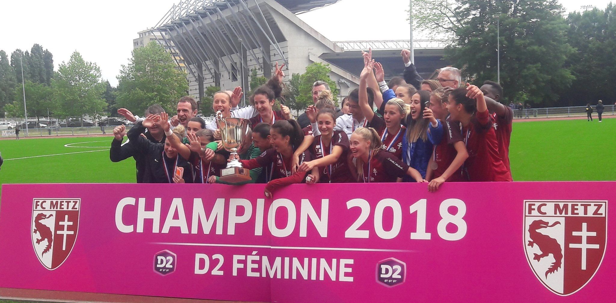 METZ es el campeón de la D2! FELICIDADES (foto: Metz Twitter)