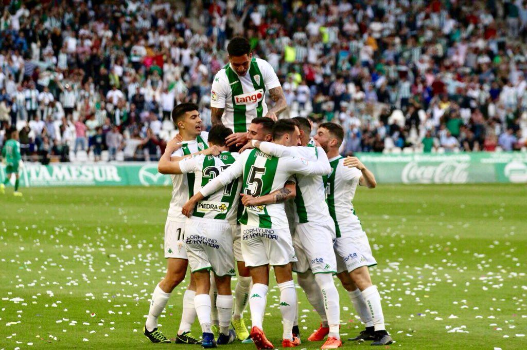 Celebración del tanto de Sergi Guardiola | Imagen: Córdoba CF