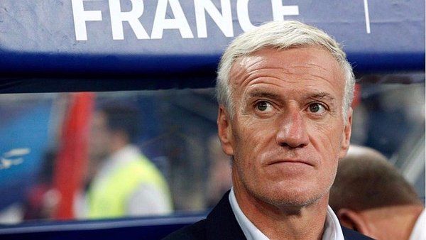 Didier Deschamps al frente de la selección francesa.