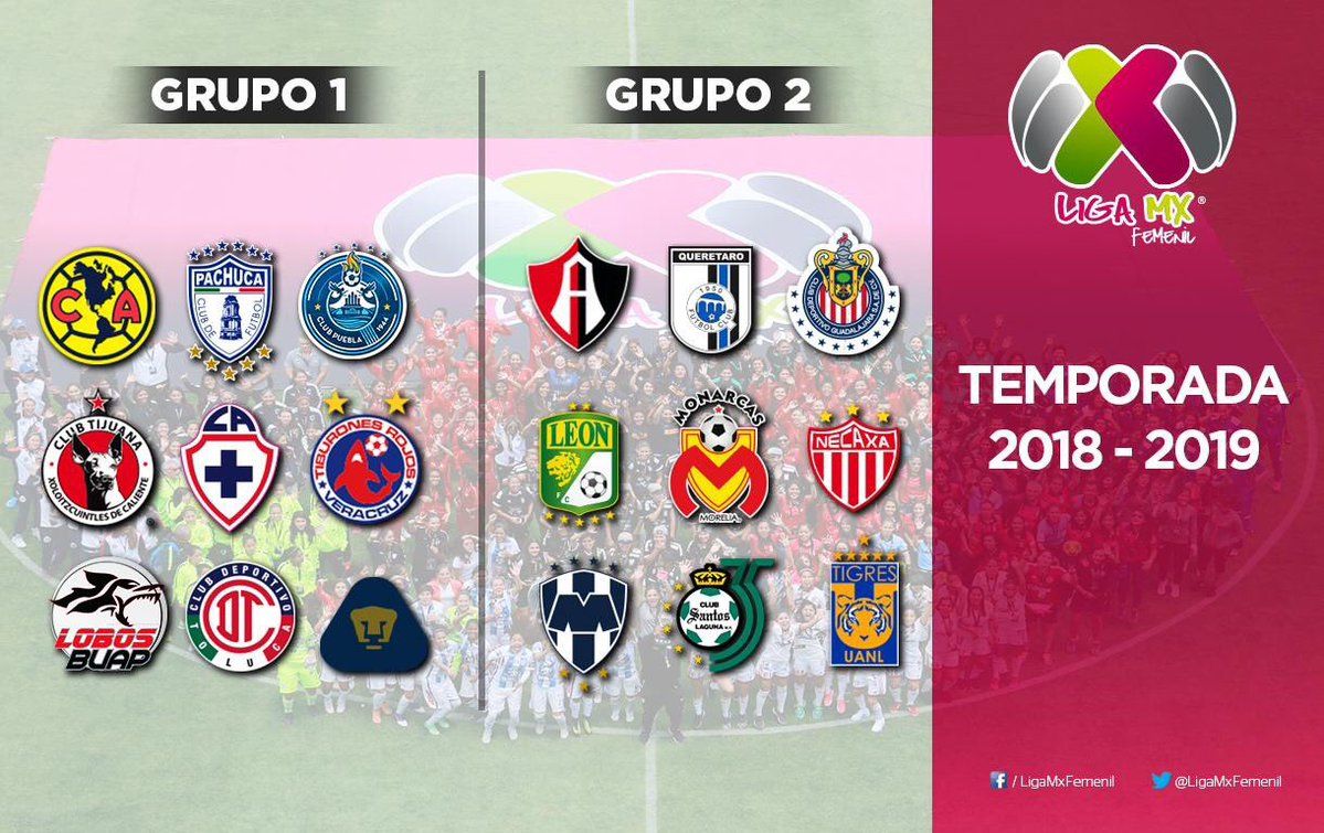 Grupos LIGA MX FEMENIL/LIGA MX Femenil