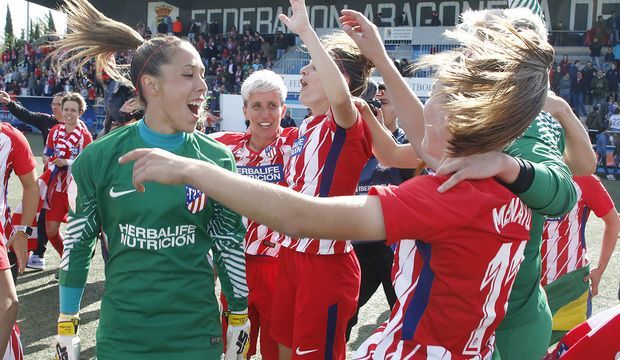 Fotografía de la web del Atlético de Madrid Femenino
