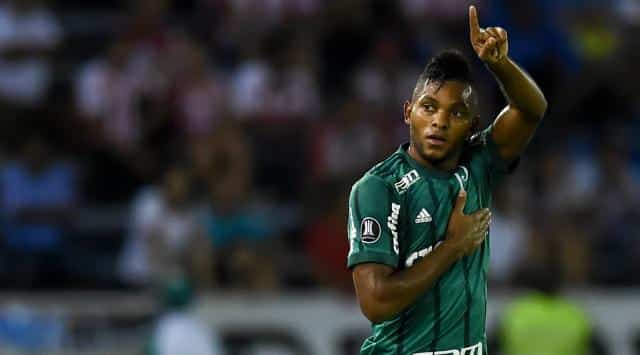 Miguel Ángel Borja autor de los tres goles
