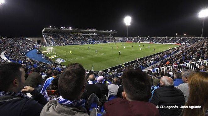 Estadio de Butarque. / Fuente: www.cdleganes.com