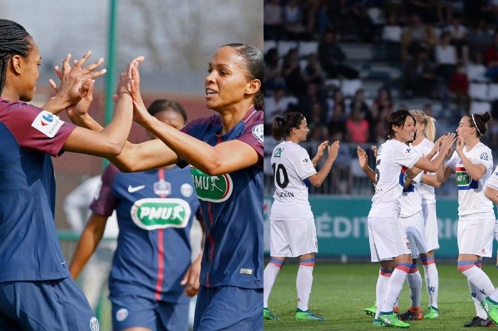 PSG y Lyon festejan sus pases a la final de la Copa de Francia (Fotos: coeursdefoot Twitter)