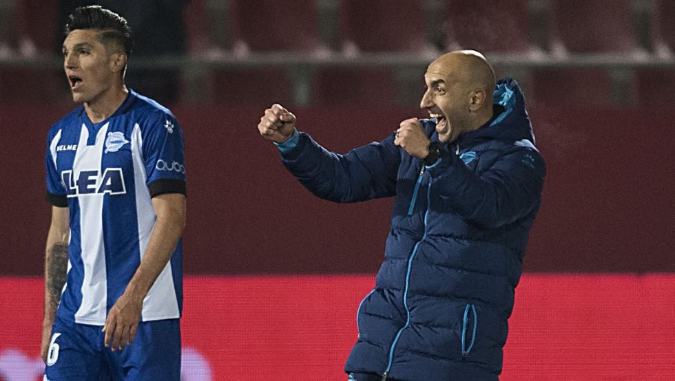 Abelardo en su anterior etapa en el Alavés