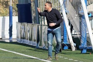 Jordi Roger en un partido con el Cornellá