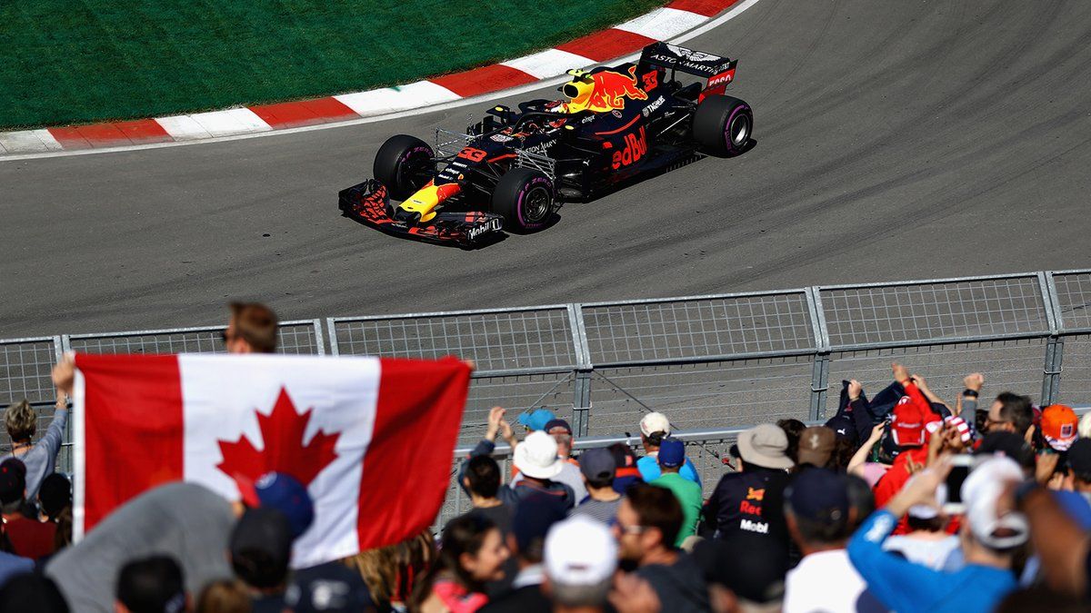 Max Verstappen con su RB14 en Montreal / @RedBullRacing