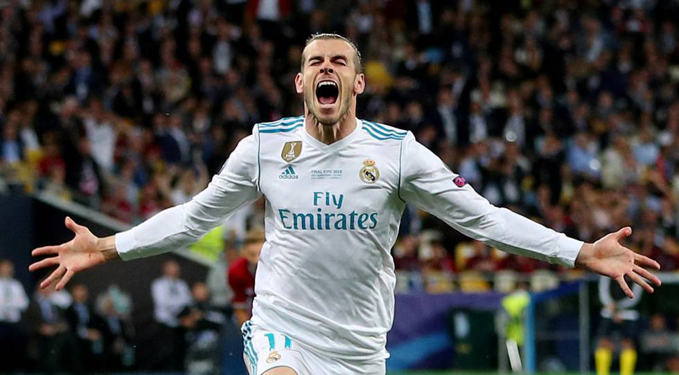 Bale celebra un gol con el Real Madrid. Fuente: El País,