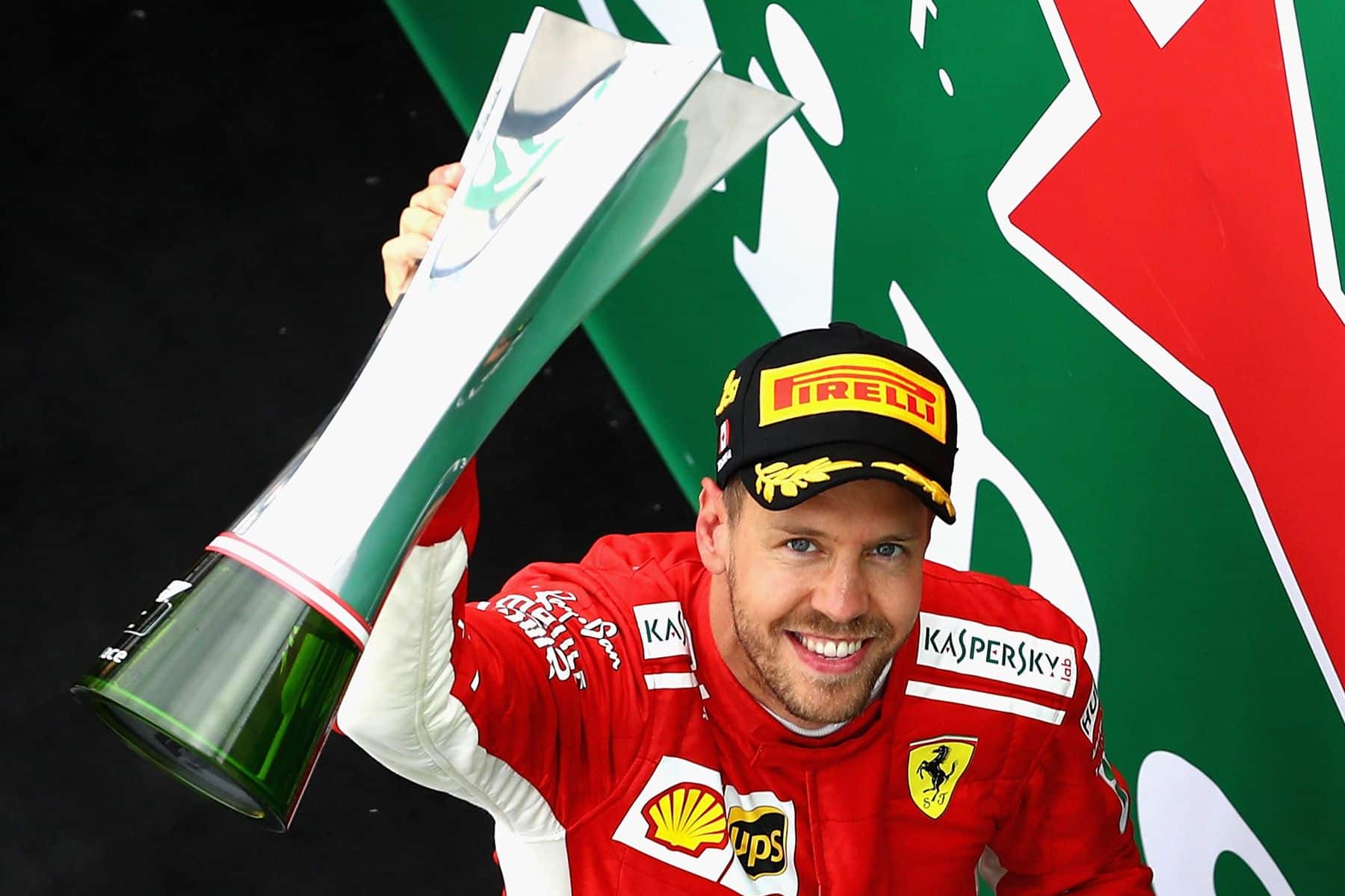 Vettel consigue la tercera de la temporada. Fuente: Televisa Deportes