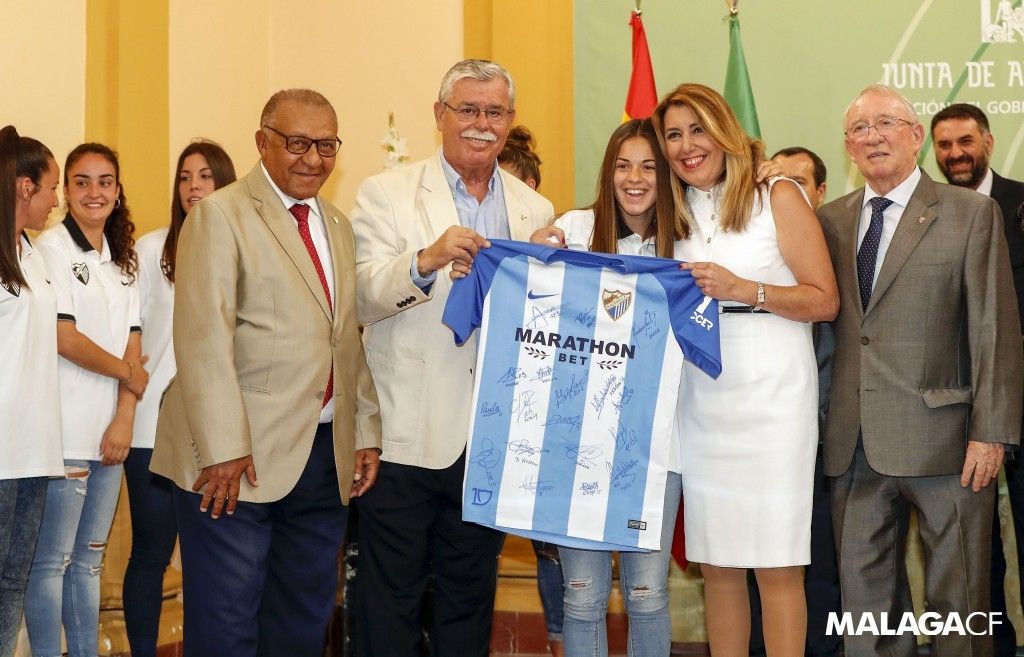 Málaga CF Femenino. Foto Málaga CF