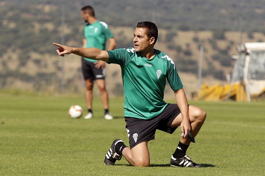 Francisco durante un entrenamiento en el primer stage | Imagen: Córdoba CF