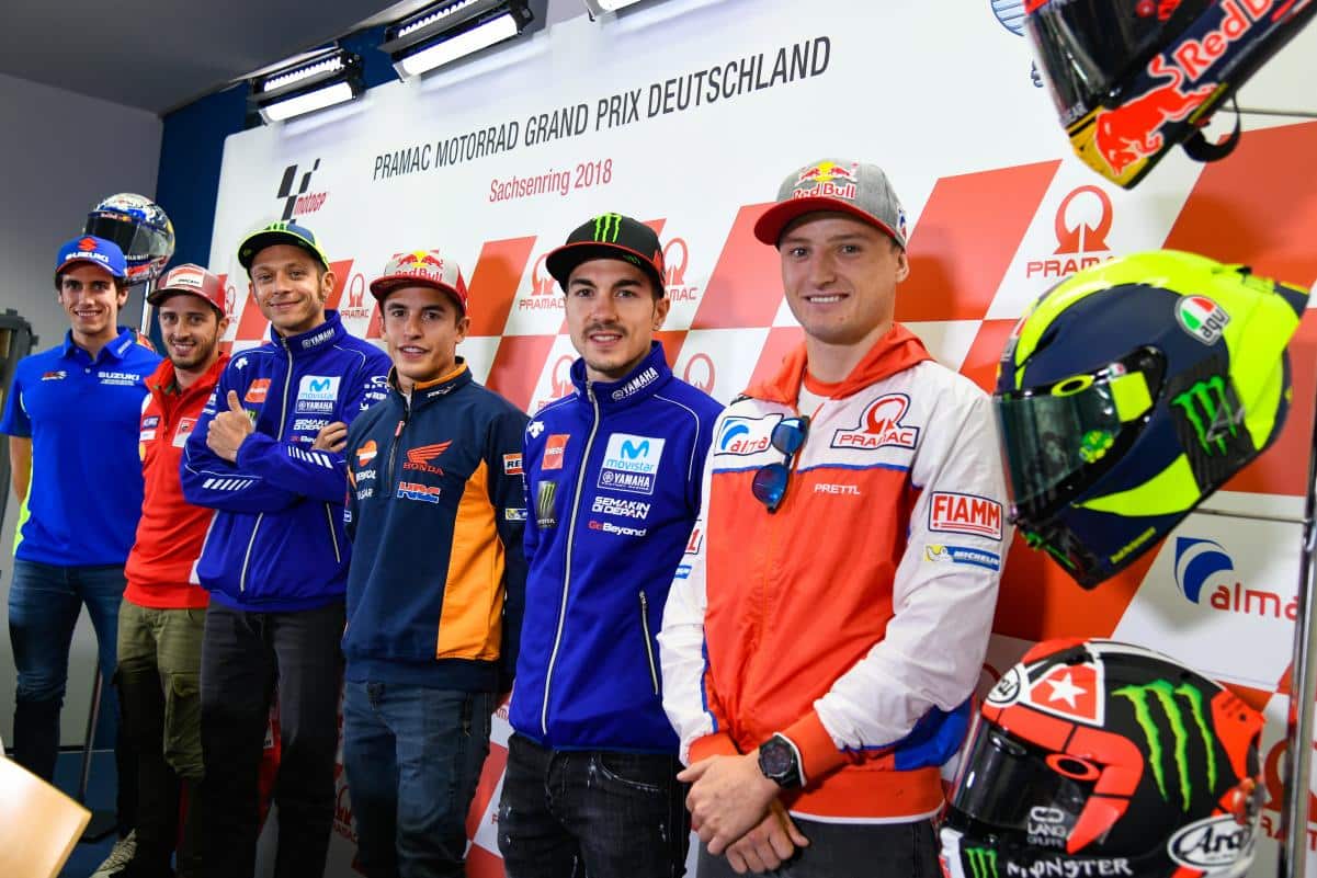Rueda de prensa de MotoGP//FUENTE: motogp.com