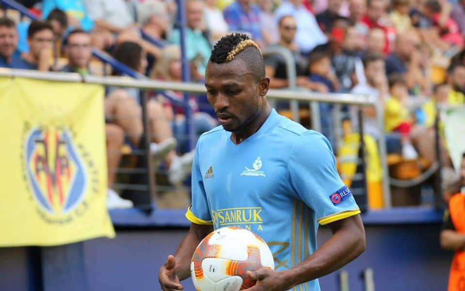 Twumasi en el Nuevo Estadio de la Ceramica. Vía Ghana Sports Online