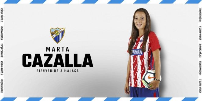 Marta Cazalla, nueva jugadora del Málaga Femenino. Foto Málaga CF.
