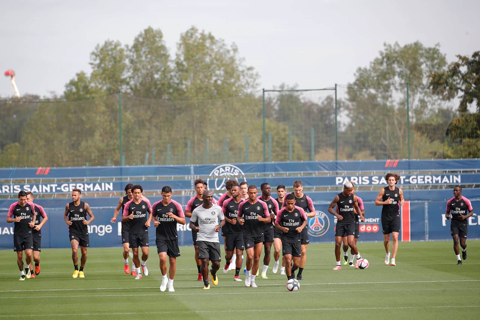 El equipo en el centro Ooredoo / www.psg.fr
