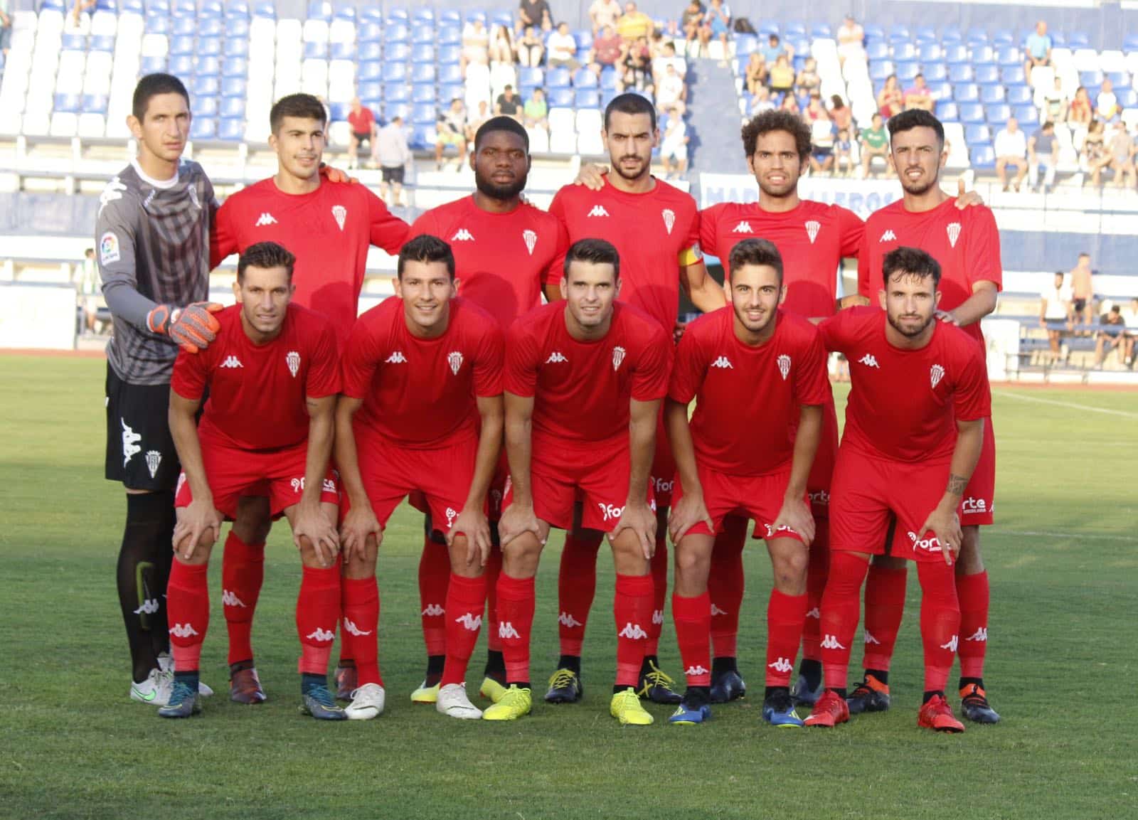Once inicial frente al Marbella. Foto vía Córdoba CF