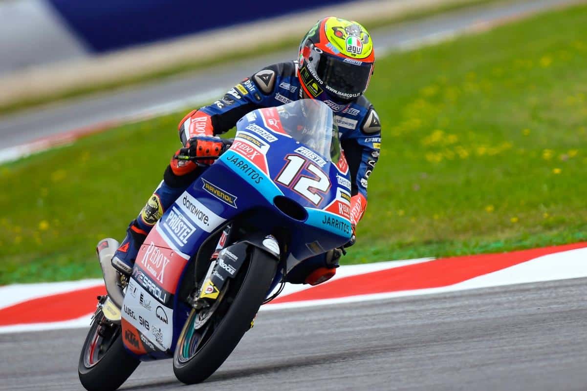 Bezzecchi líder del Gran Premio de Austria. Foto: motogp.com
