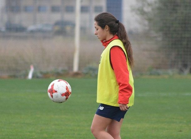 Oliva, en un entrenamiento. Fuente:  @oliva_polvillo