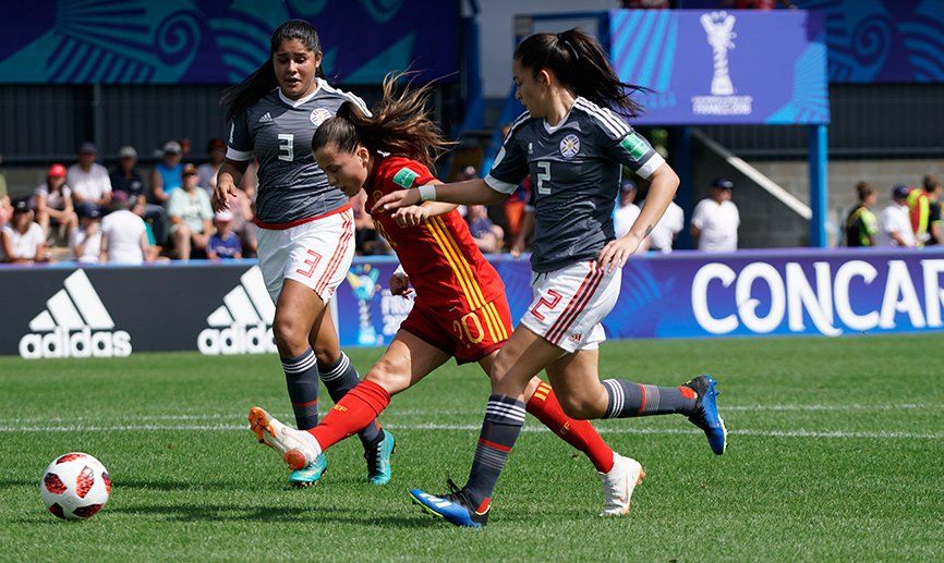 Partido mundil sub-20 España Paraguay
