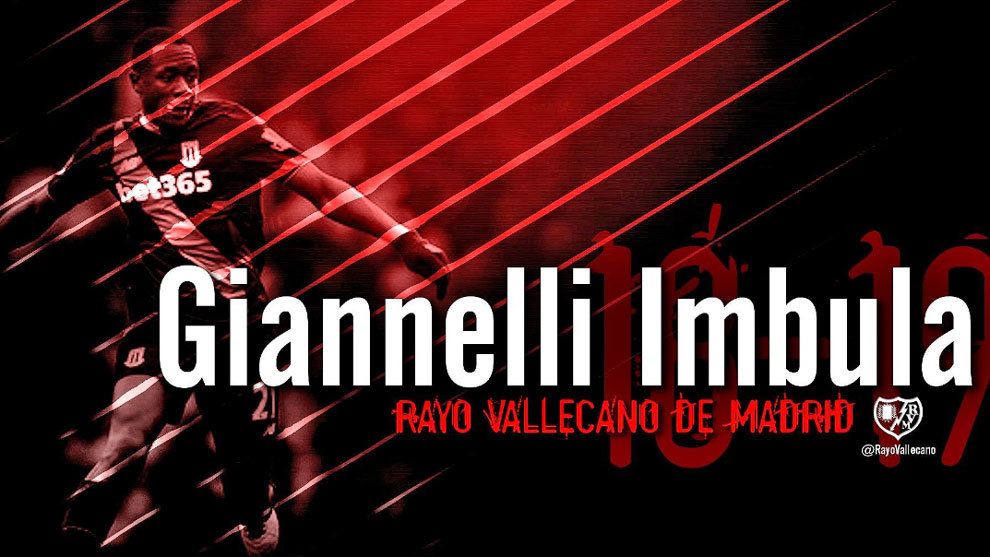 Imbula buscará reencontrarse con su mejor versión en el Rayo Vallecano. / Vía: Rayo Vallecano