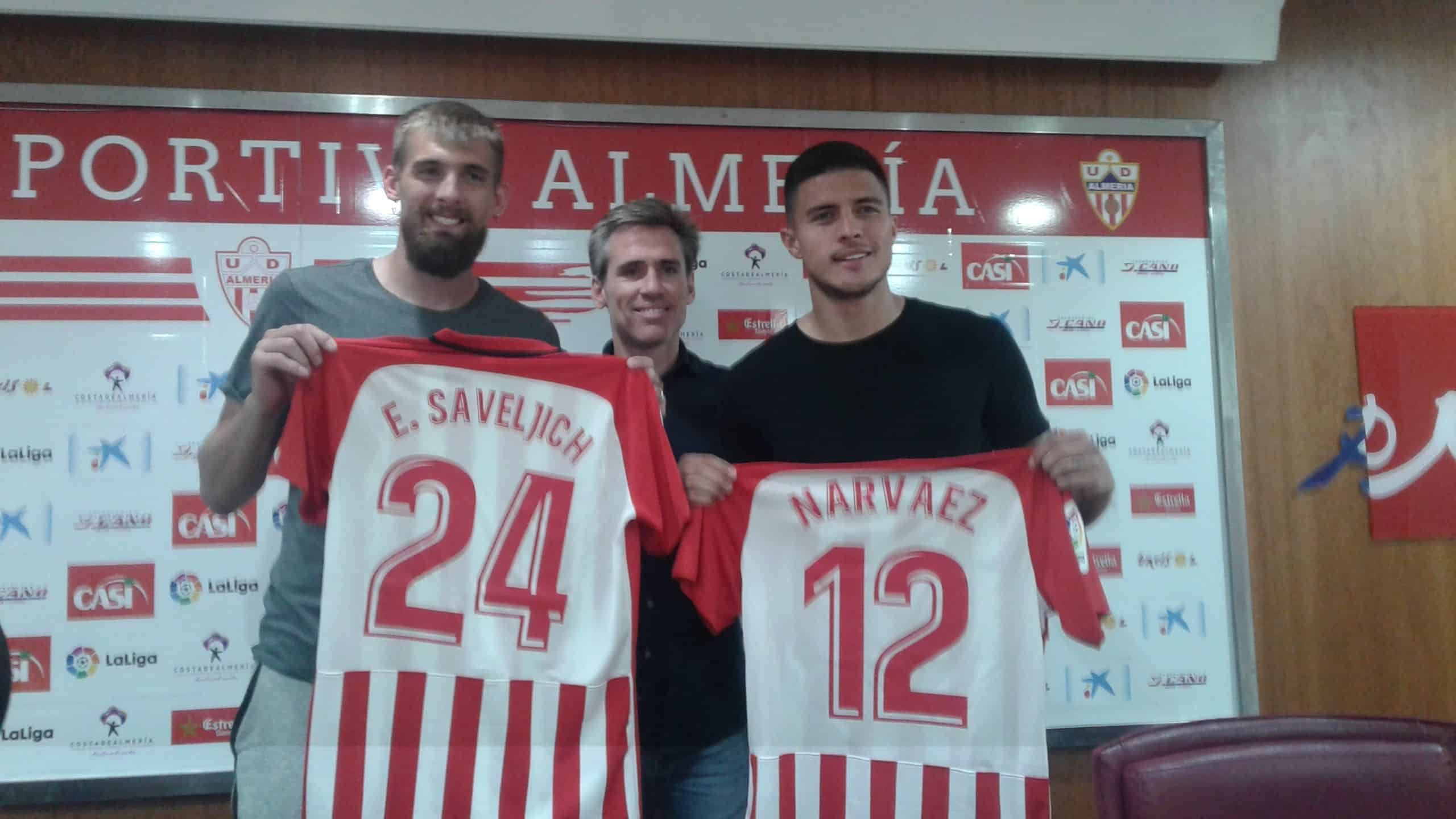 Esteban Saveljich y Juanjo Narváez durante su presentación
