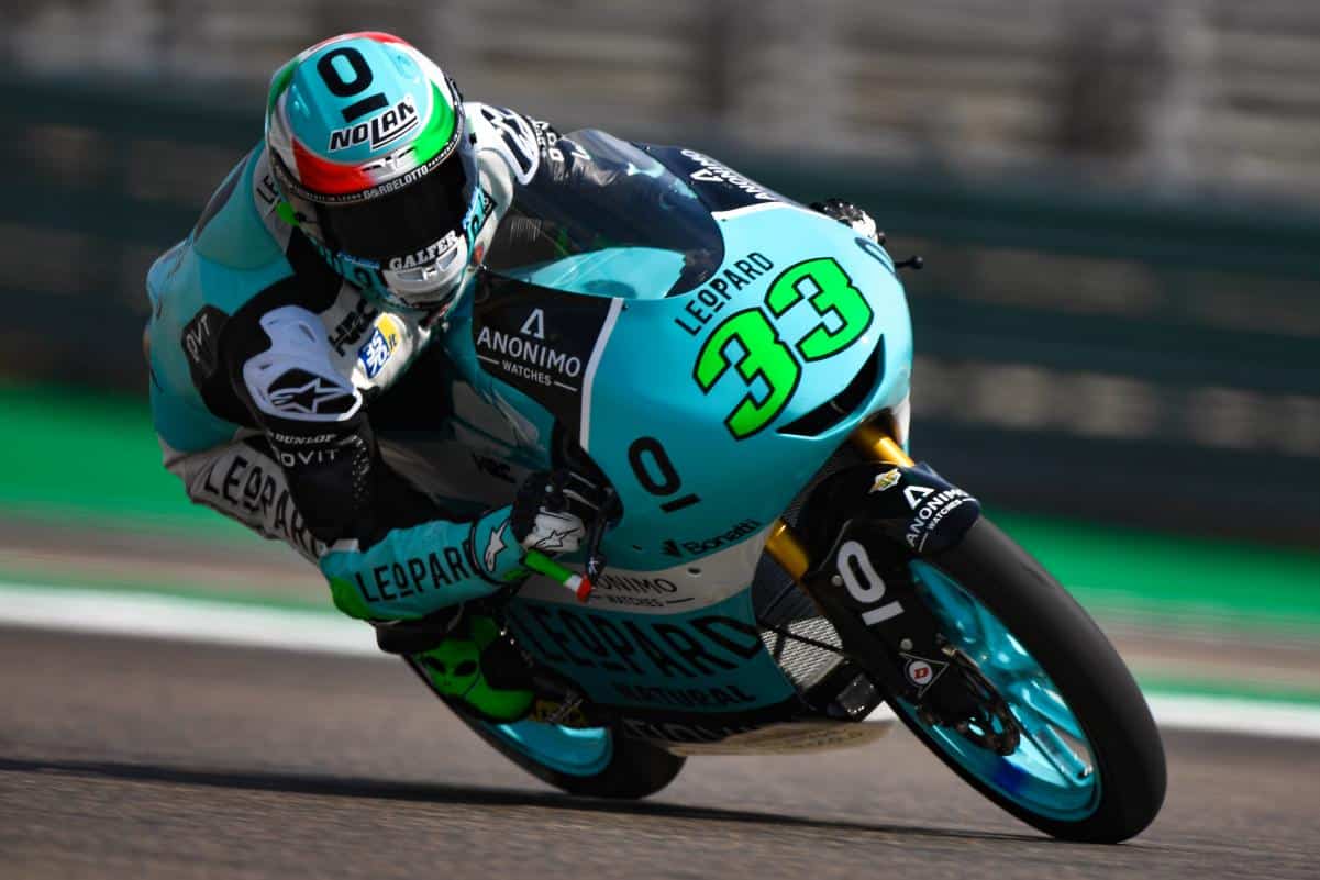 Enea Bastianini se lleva el mejor tiempo de los libres//Fuente: motogp.com
