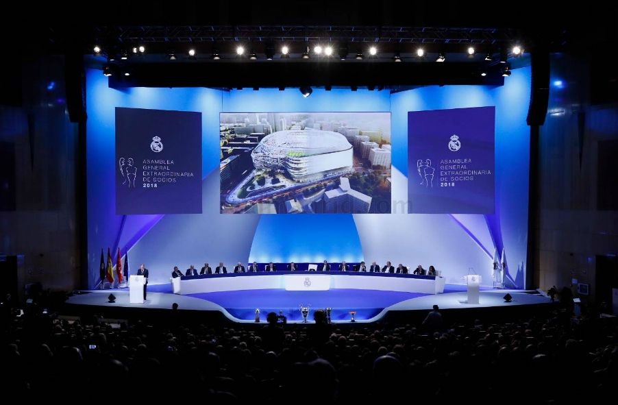 Asamblea General de Socios 2018 del Real Madrid. Foto: Helios de la Rubia, Real Madrid (realmadrid.com).