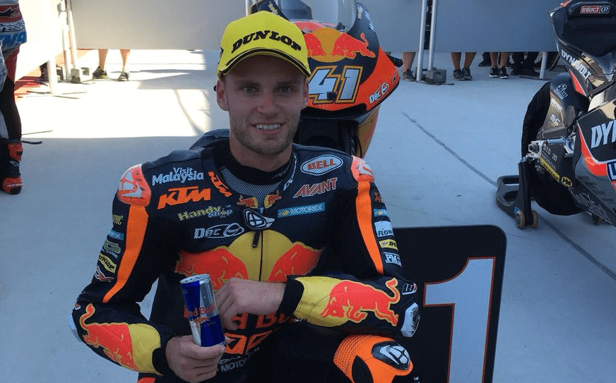 La primera pole de Binder, vía twitter @RedBull_KTM_Ajo
