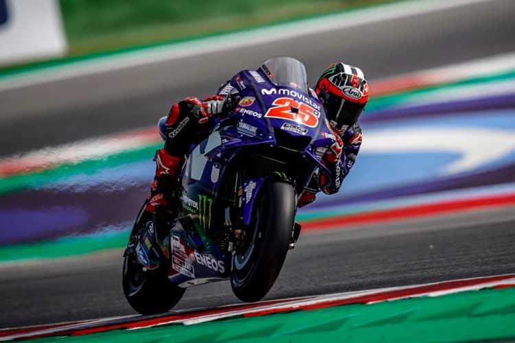 Maverick Viñales durante el #SanMarinoGP. Foto: mundomotero.com