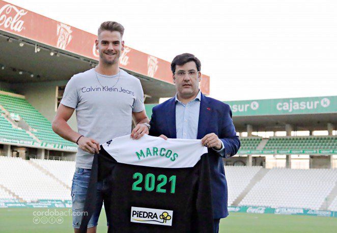 Renovación de Marcos Lavin hasta 2021. Foto vía Charo Tobajas (Córdoba CF )