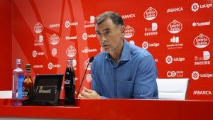 Javi López como entrenador del CD Lugo