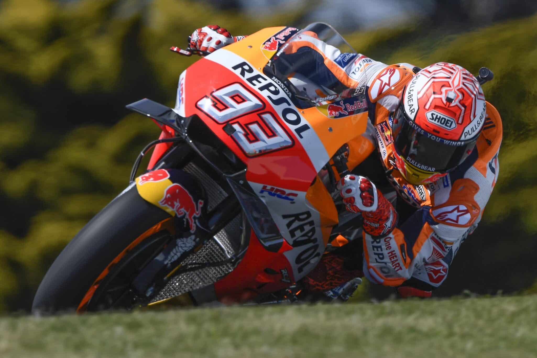 Marc Márquez consiguió su 5º pole consecutiva en Australia//Fuente: motogp.com
