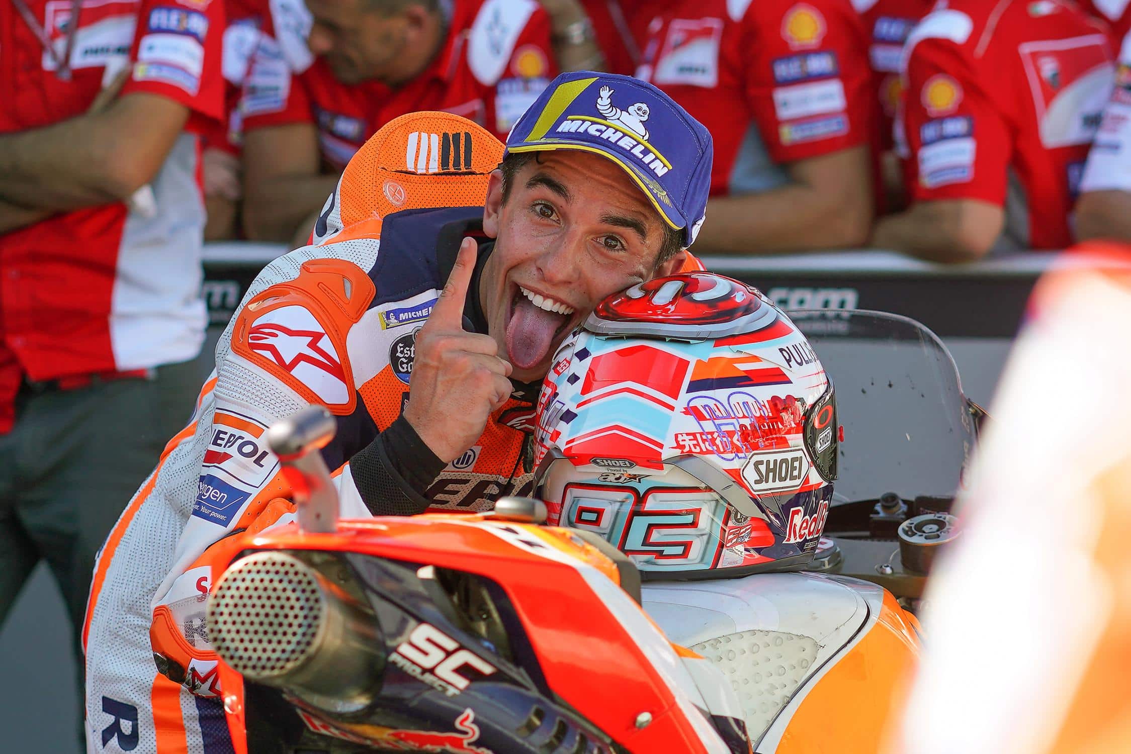 Ya van siete victorias este año de Márquez y su Honda