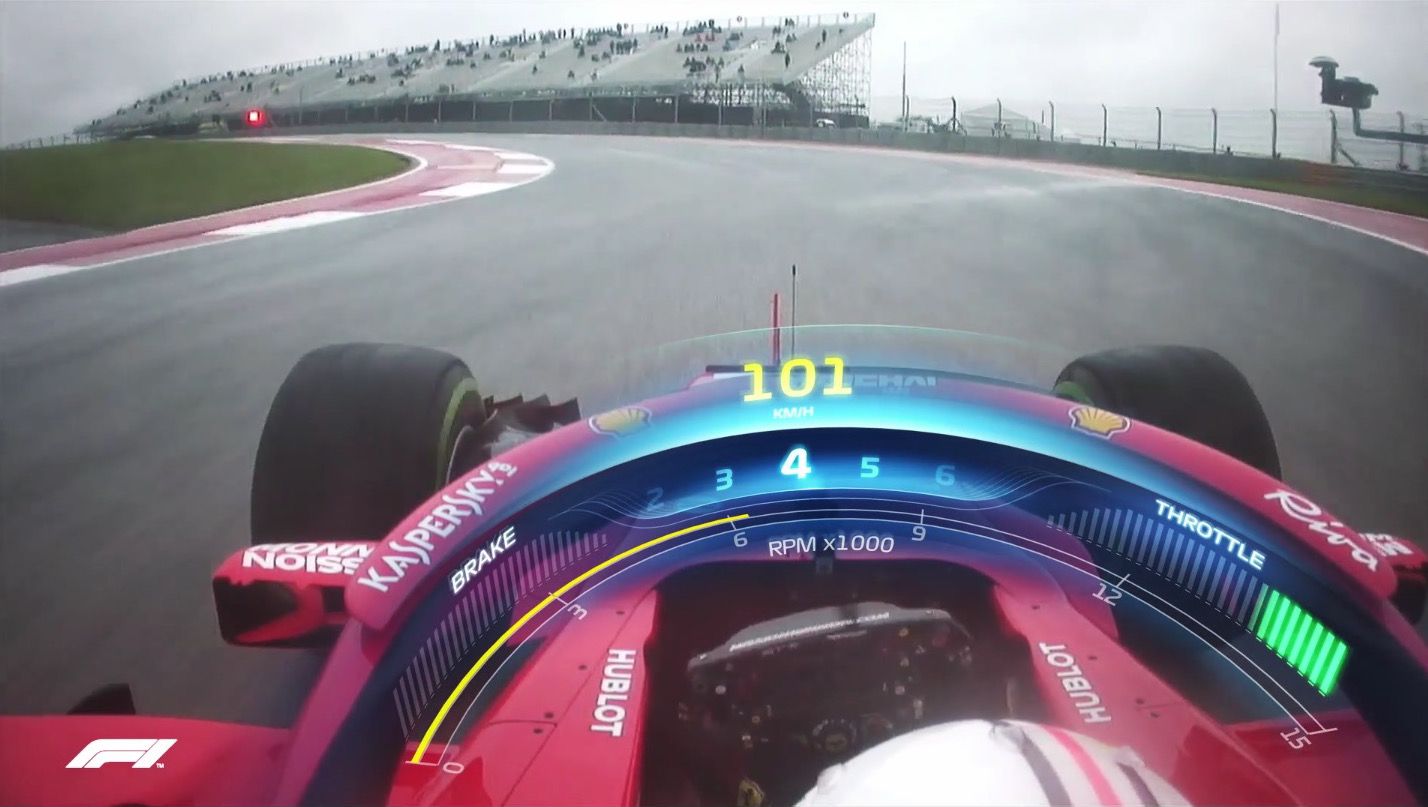 Vettel no redujo suficiente en la bandera roja en P1