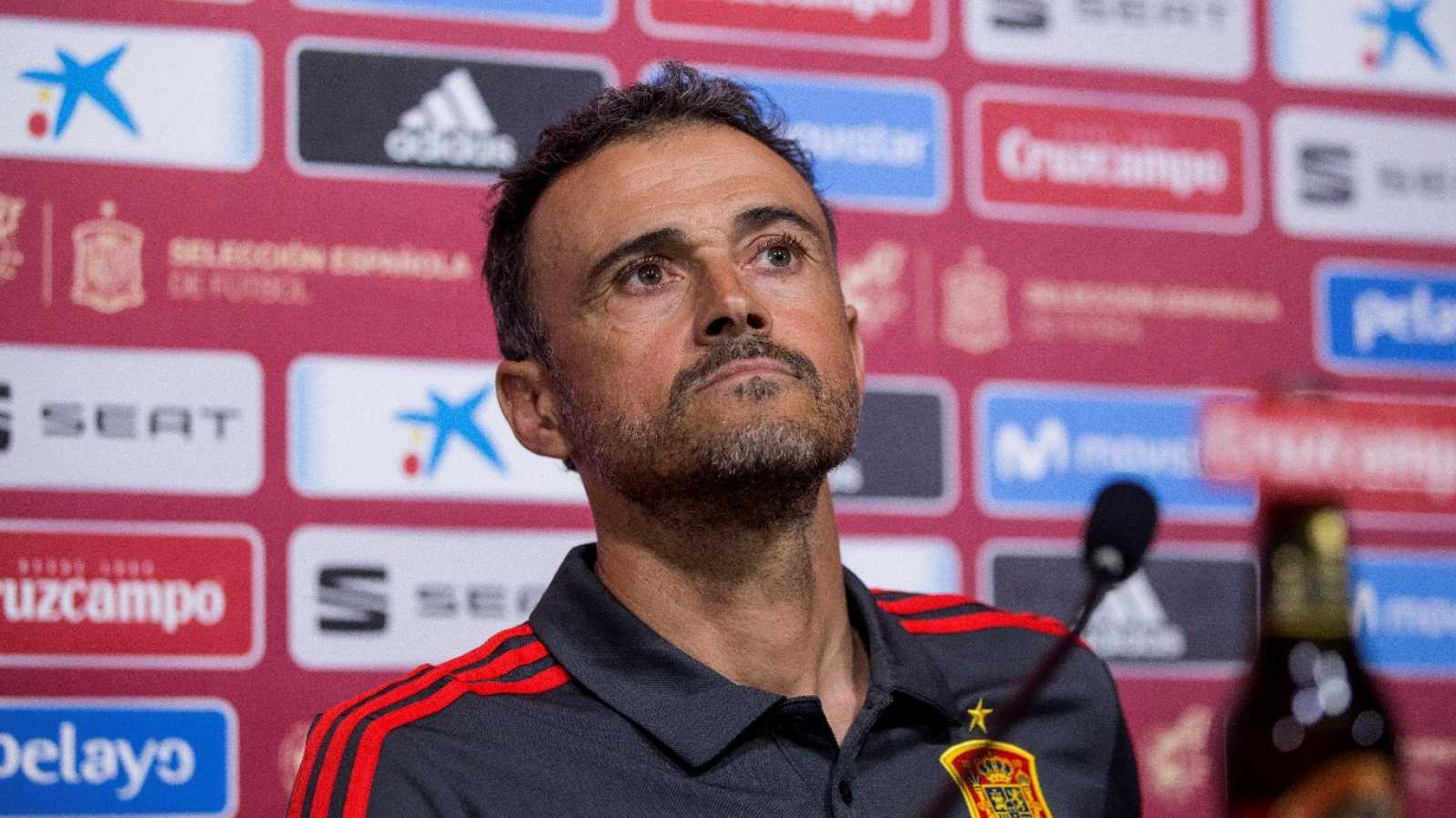 Luis Enrique en rueda de prensa