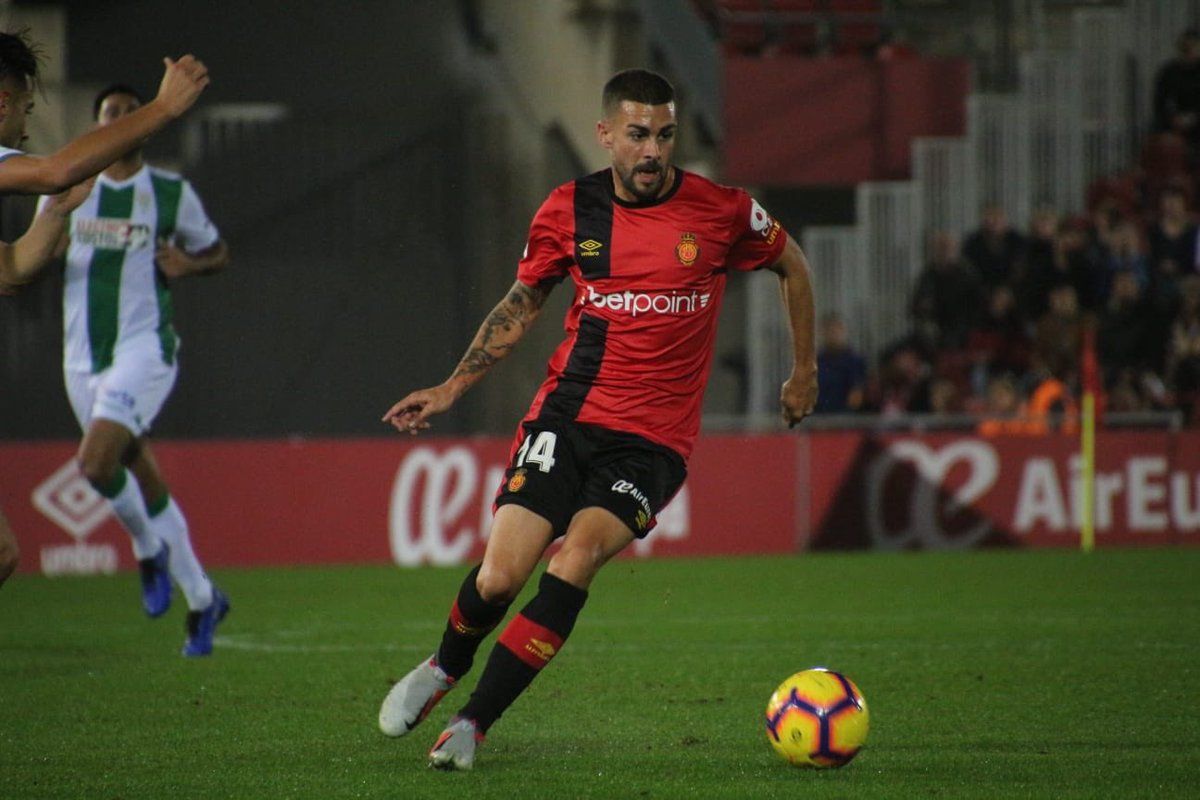 Dani Rodríguez durante el encuentro | Imagen: RCD Mallorca