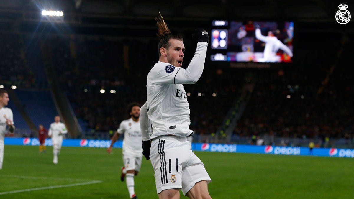 Bale celebra con rabia el primer tanto de la noche