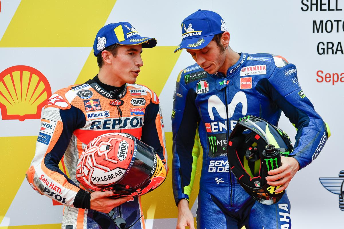 Marc MArquez y Valentino Rossi | MotoGP.com