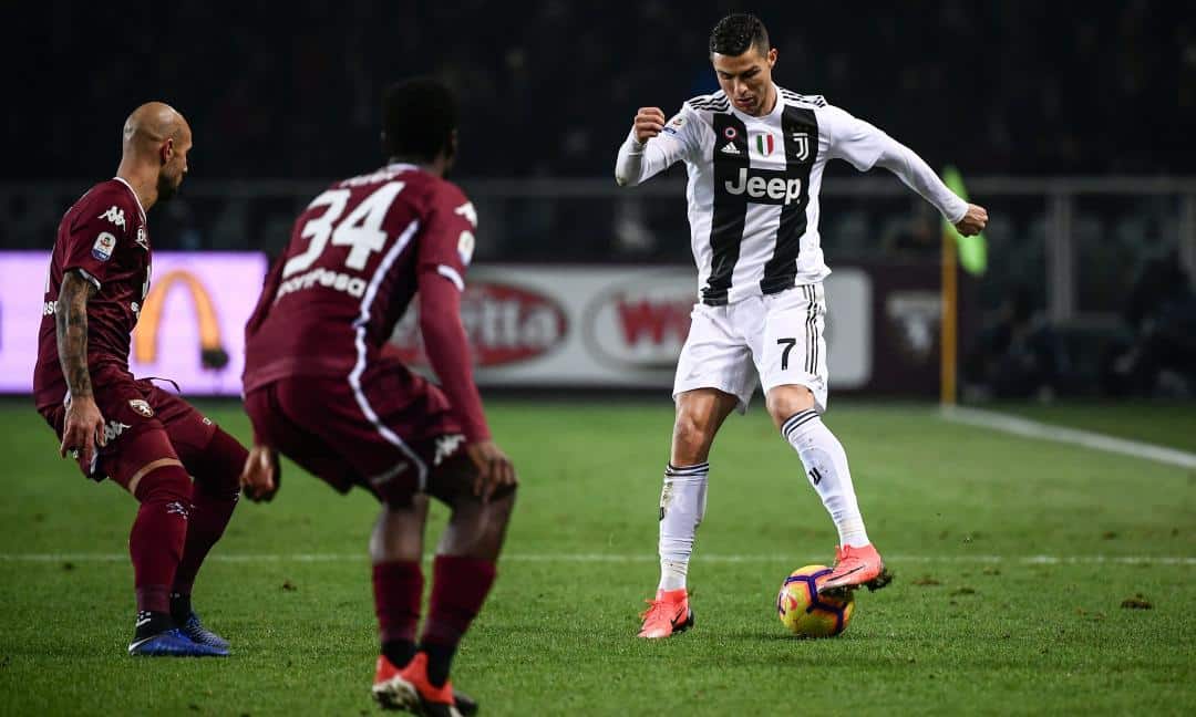 El hombre del partido:Cristiano Ronaldo - Foto destacada vía: www.ilbianconero.com