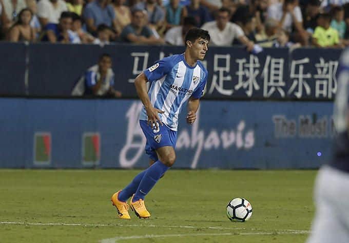 Diego González en un partido de la temporada 2018/2019