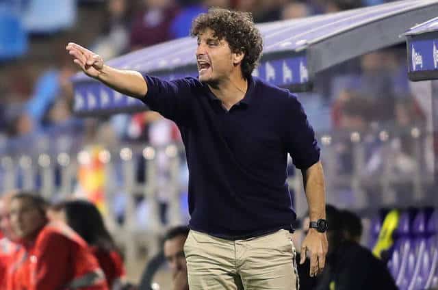Imanol Idiákez en su etapa en el Real Zaragoza